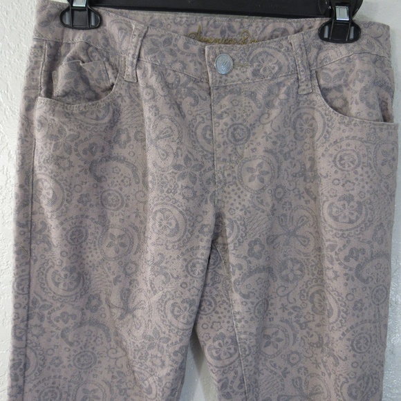 American Rag Cie Skinny Jeans Sz 7R Boho Design - Picture 1 of 8